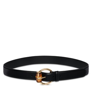 Belt with bamboo detail buckle