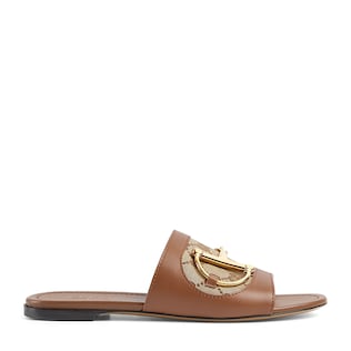 Women's slide sandal with Horsebit