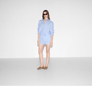 Striped cotton shirt