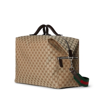 GG canvas medium duffle bag