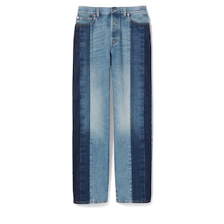 Baggy denim pant with petite fit