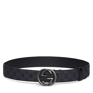 Belt with Interlocking G buckle