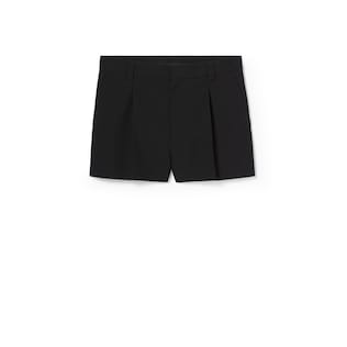 Wool twill shorts