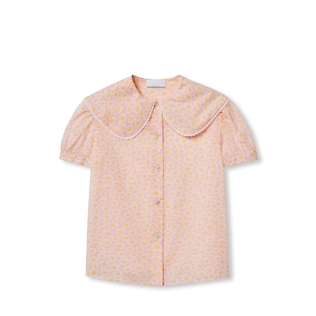 Children's printed muslin shirt