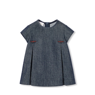Baby denim dress with Web
