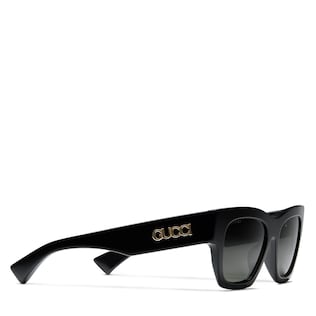 Rectangular frame sunglasses