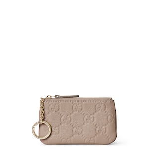 GG Emblem zip key case