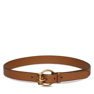 Belt with bamboo detail buckle