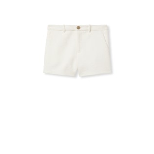 Shorts aus Baumwoll-Bouclé