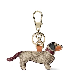 Taschenanhänger in Hundeform