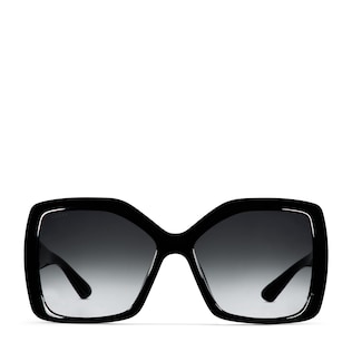 Sonnenbrille mit eckigem Rahmen