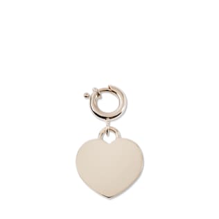 Heart-shaped charm