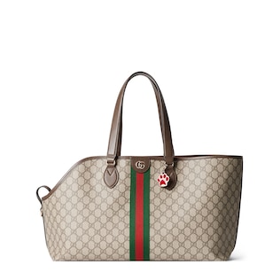 GG Monogram medium pet tote bag