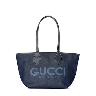 Маленькая двусторонняя сумка-тоут Gucci Totissima