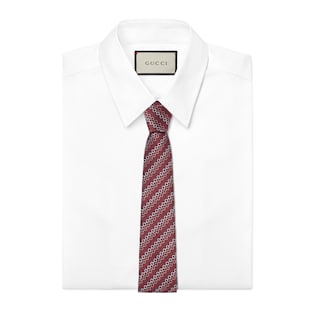 ホースビット シルクジャカード ネクタイ