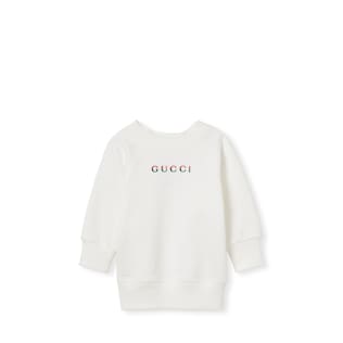 Baby cotton sweatshirt with embroidery