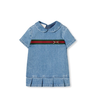 Baby denim dress with Web