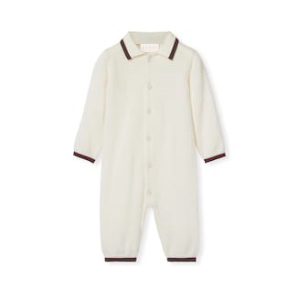 Baby wool one-piece with Web