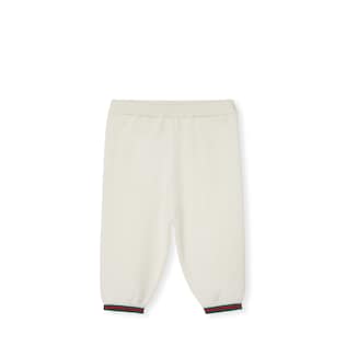 Pantalon pour bébé en laine avec bande Web