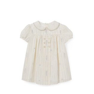 Baby embroidered cotton dress