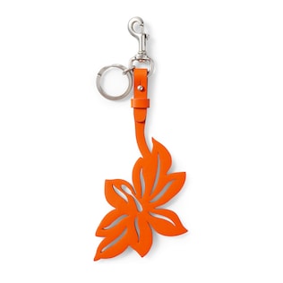 Portachiavi con pendente con fiore