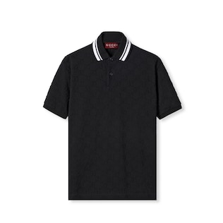 Polo in cotone GG stretch