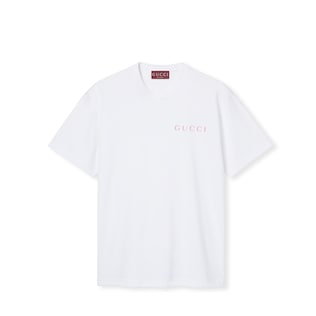 Printed cotton jersey T-shirt