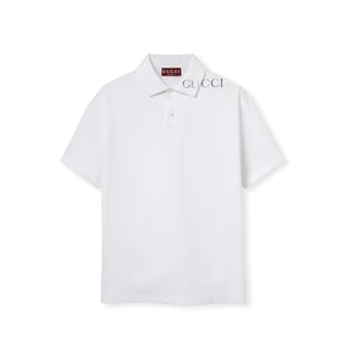 Polo de algodón estampado
