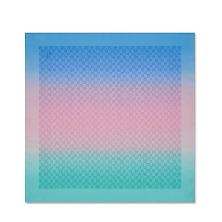 Pañuelo cuadrado seda motivo proyecto 90 x 90