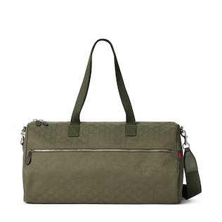 GG canvas large duffle bag
