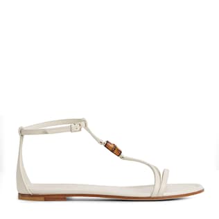 Women's sandal with bamboo detail