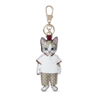 Yuko Higuchi cat-shaped keychain