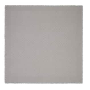 GG wool and silk jacquard shawl