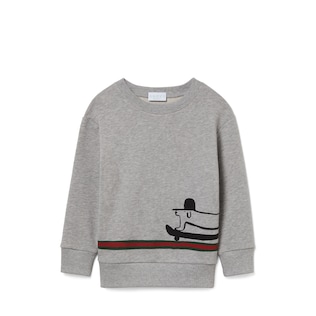 Children's cotton sweatshirt with print