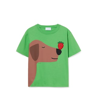 Children's printed cotton T-shirt