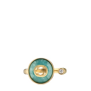 Gucci Interlocking 18k ring