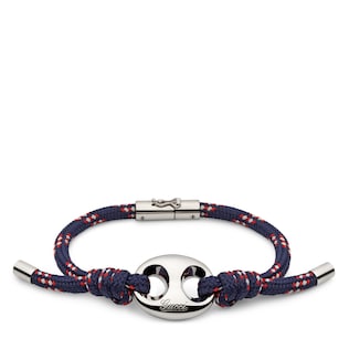 Gucci Marina Chain Armband aus Stoff