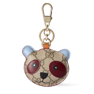 Panda-shaped bag charm