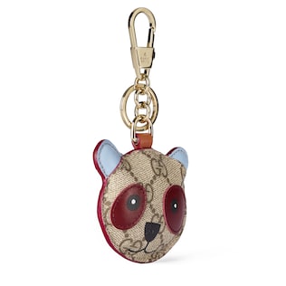 Panda-shaped bag charm