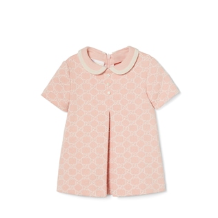 Baby embroidered cotton jersey dress