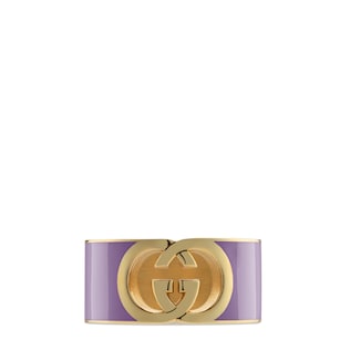 Gucci Interlocking enamel ring