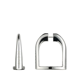 Gucci Staffa large hoop earrings