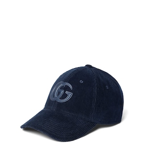 Casquette en velours avec broderie