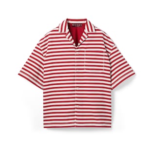 Printed GG cotton jacquard shirt