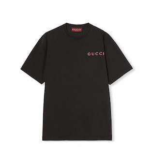 Camiseta de punto de algodón estampado