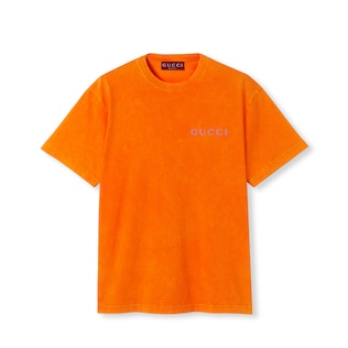 Printed cotton jersey T-shirt