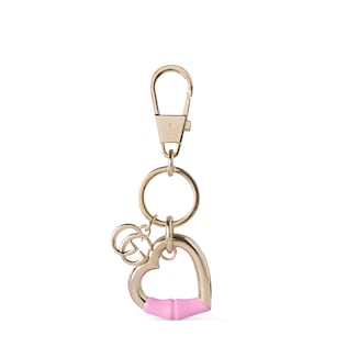 Heart-shaped keychain