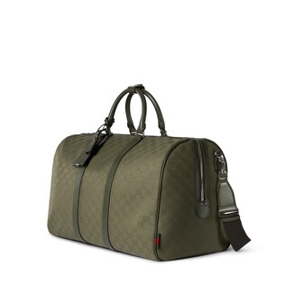 GG canvas large duffle bag