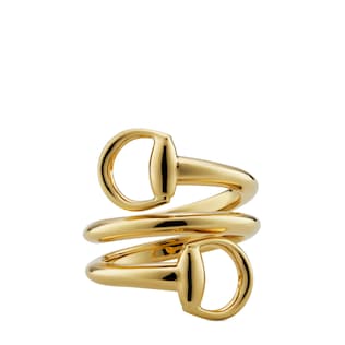 Anillo contrarié Gucci Horsebit de 18 ct
