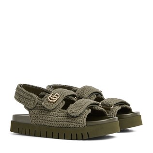 Women's sandal with Double G